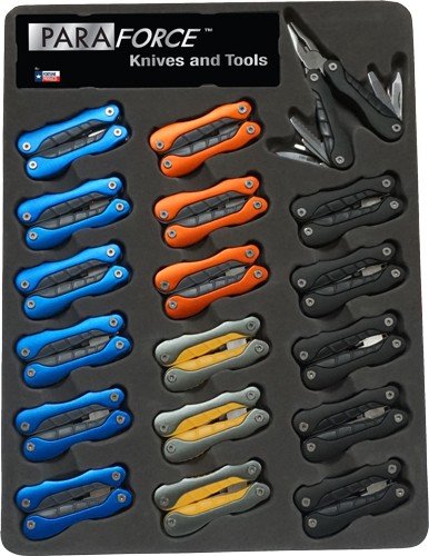 AccuSharp 800MTS ParaForce Multi-Tool Counter Display, 18-Piece Set - Fortune Products (Accusharp)