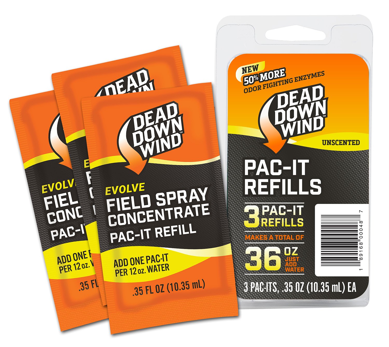 Dead Down Wind 3D+ Pac-It Field Spray Refills 3 pk. - Daniel Defense - 36 OZ