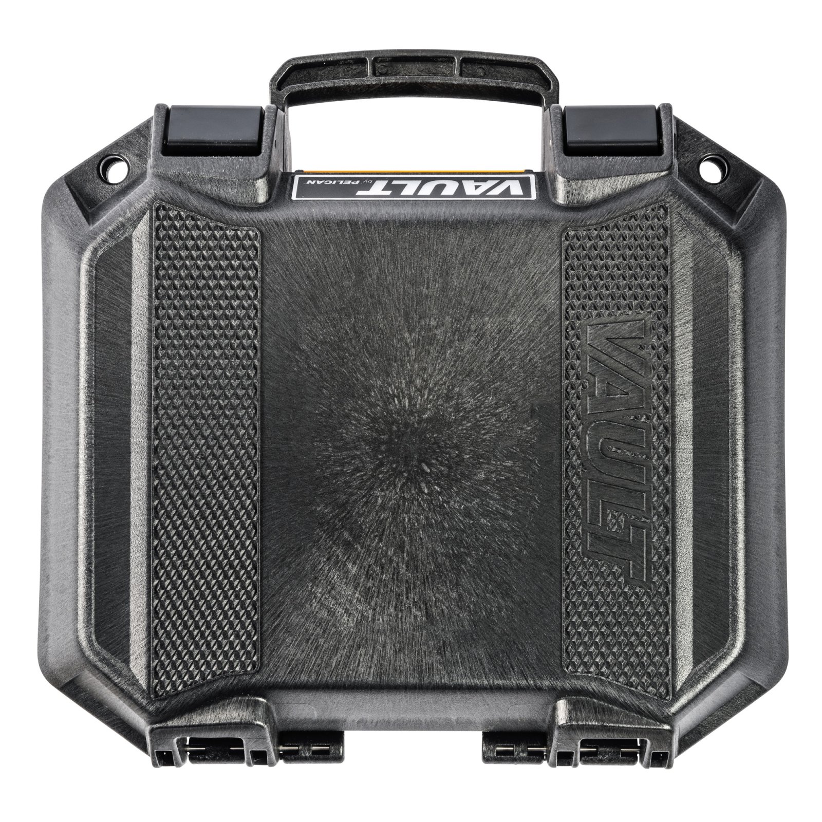Pelican VCV100-0060-BLK Vault Pistol Case, Foam Cutout, Polyethylene, Black - Pelican