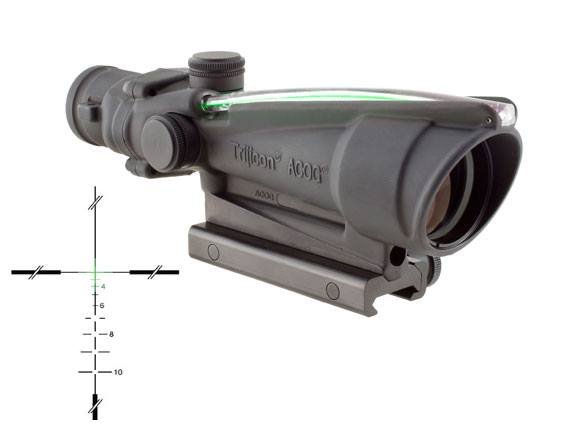 Trijicon 100163 ACOG Black Hardcoat Anodized 3.5x 35mm Illuminated Gree... - Trijicon - 35MM