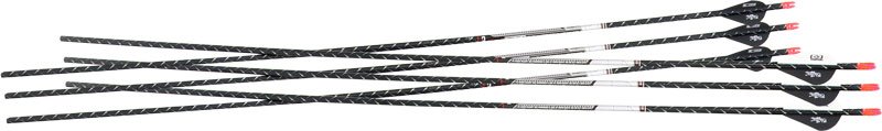 Easton 817841 5mm Full Metal Jacket Arrows 340 Blazer Vanes 6-Pack