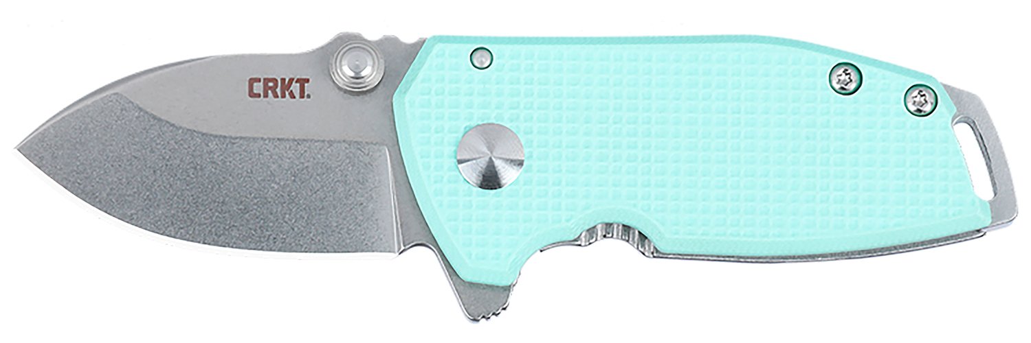 CRKT 2485B SQUID Compact 1.75" D2 Steel Blade Blue G10 Handle Knife