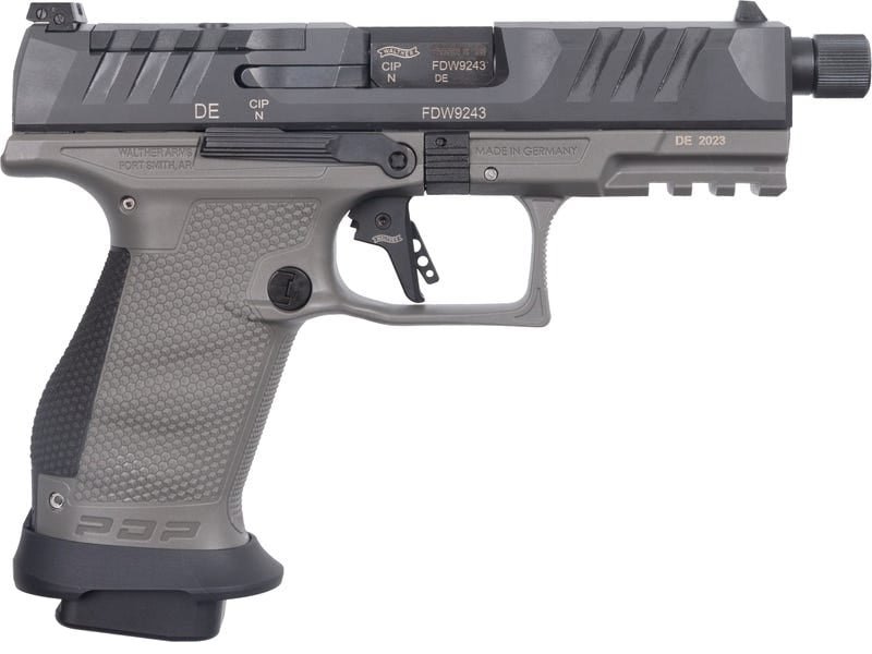 Walther Arms 2871947 PDP PRO SD Compact 9mm 4.6" Matte Black Semi-Auto Pistol