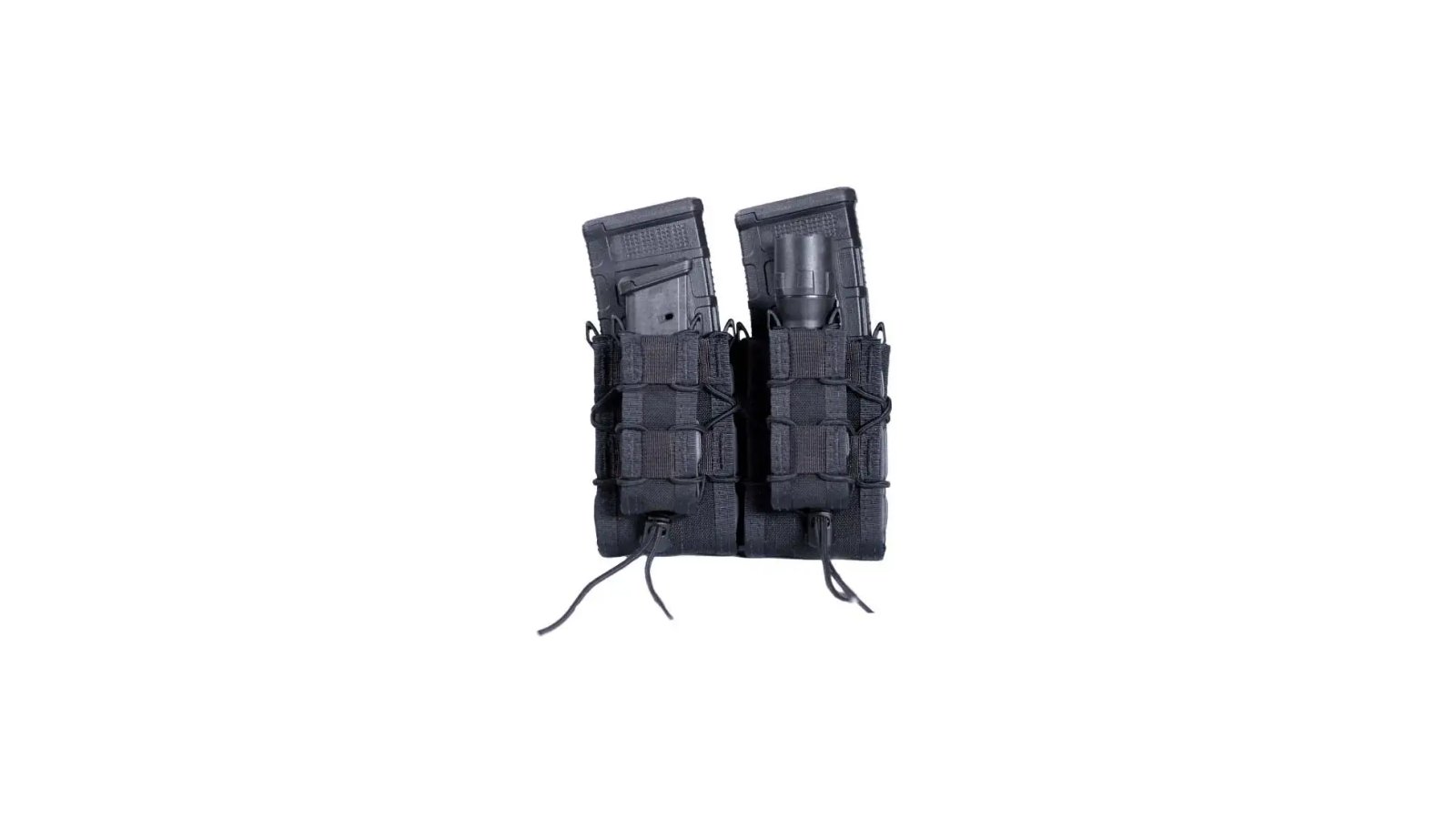 High SPEED GEAR  DOUBLE DECKER TACO MULTICAM BLACK  HOLDS MOST PISTOL AND RIFLE MAGS MOLLE
