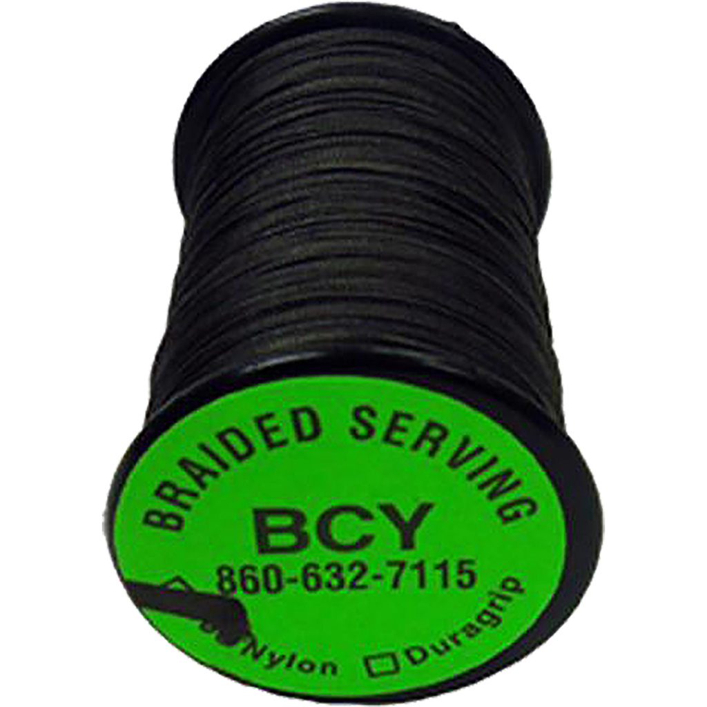 BCY 350 Nylon Braided Serving Black .015 125 Yards