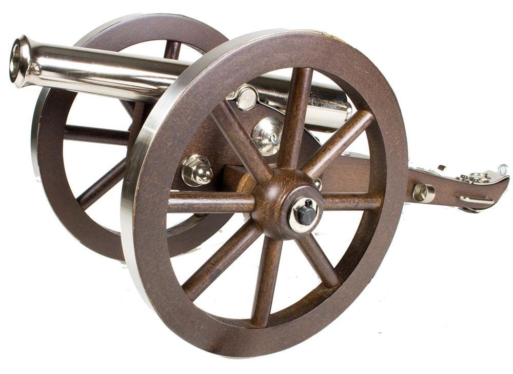 Traditions CN8021 Mini Napoleon III Cannon 50 Cal 7.25" Silver Barrel Breech Action - Traditions Performance Firearms - 50 CAL