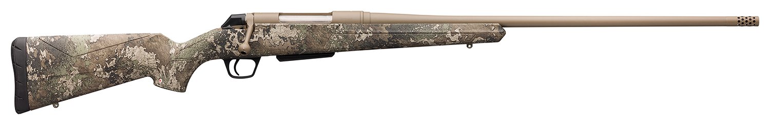Winchester Guns XPR Hunter 300 WSM 3+1 Cap 24" MB Flat Dark Earth Perma-Cote Rec TrueTimber Strata Stock Right Hand with MOA Trigger System (Full Size) - Winchester - 300 WSM