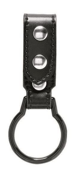 SAFARILAND 730-4 Black Weave Flashlight Carrier Chrome Snap