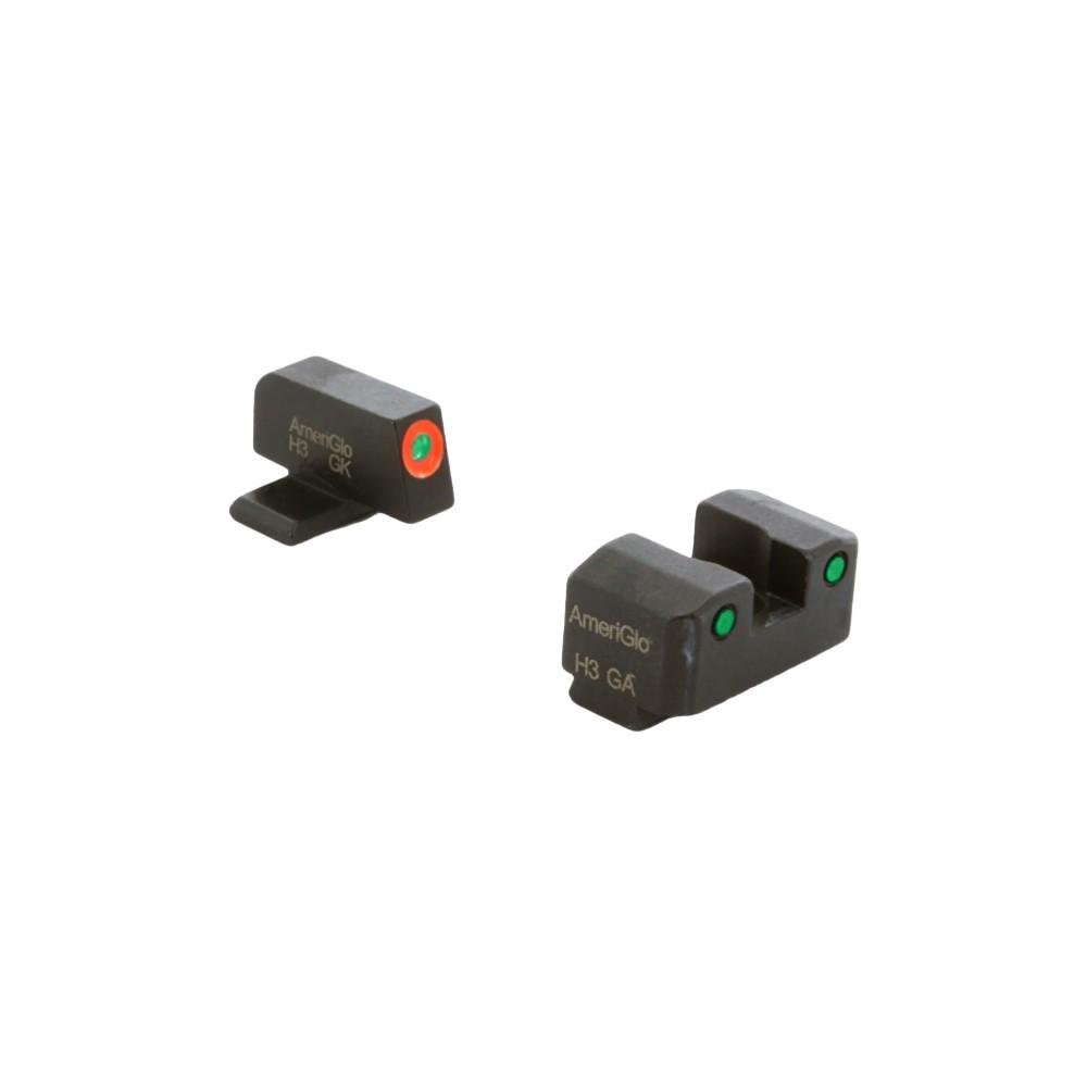 AmeriGlo SG-816 Tritium Sight Set for SIG Sauer #8 Front Rear - Ameriglo