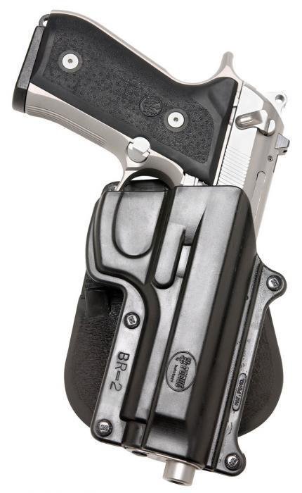 Fobus BR2 Passive Retention Standard Belt Plastic Paddle Fits Beretta...
