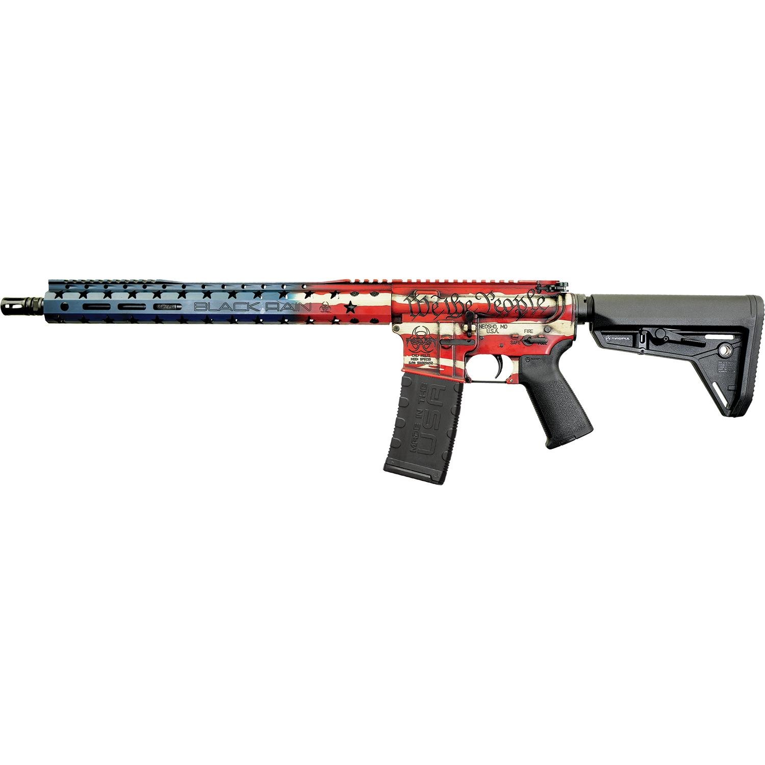Black Rain Ordnance BRO-PAT-OLDGLORY-WTP 5.56mm Rifle 16" Barrel 30rd - Black Rain Ordnance - 5.56mm
