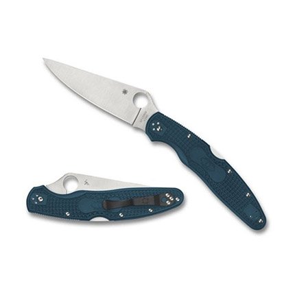 Spyderco C07FP4K390 Police Lightweight Blue FRN K390 Steel Blade - SPYDERCO