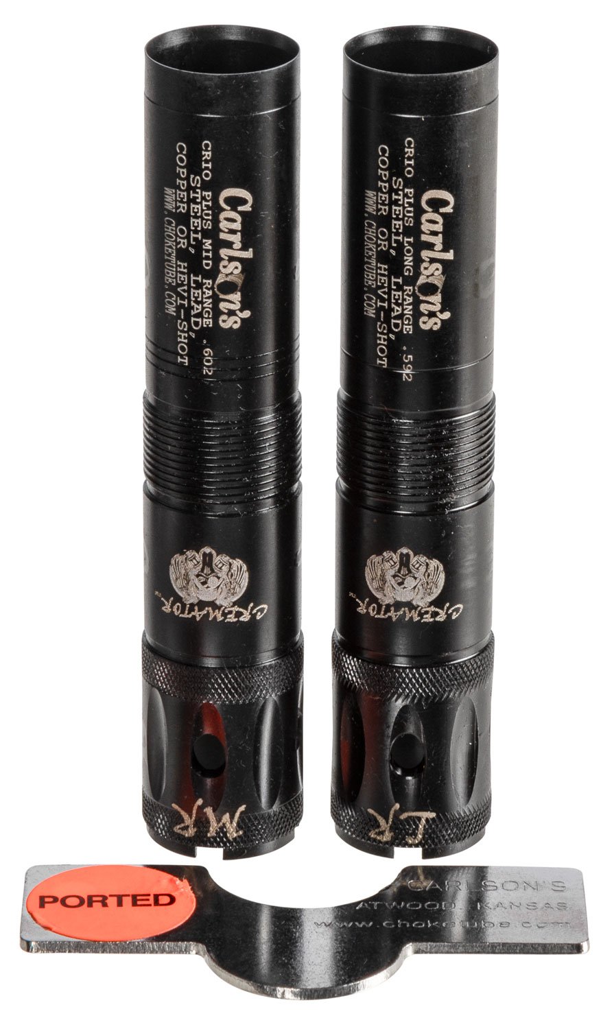 Carlson's 11490 Cremator 20 Gauge Mid Long Range Ported Choke Tube - Carlson - 20 GAUGE