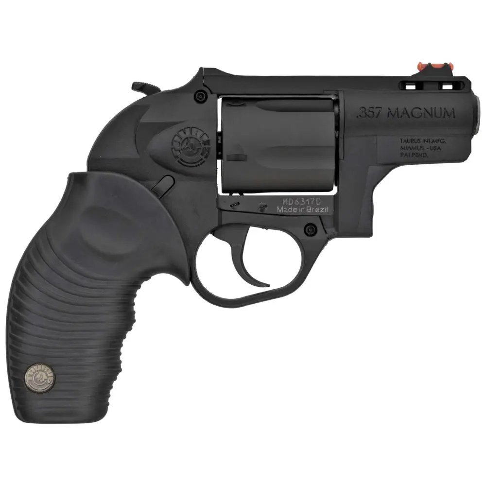 Taurus 605 Poly Protector Revolver - Black 357 Mag / 38 Spl +P 2" Barrel 5rd Rubber Grip Poly Frame - Taurus International Manufacturing, Inc. - 357 Magnum | 38 Special