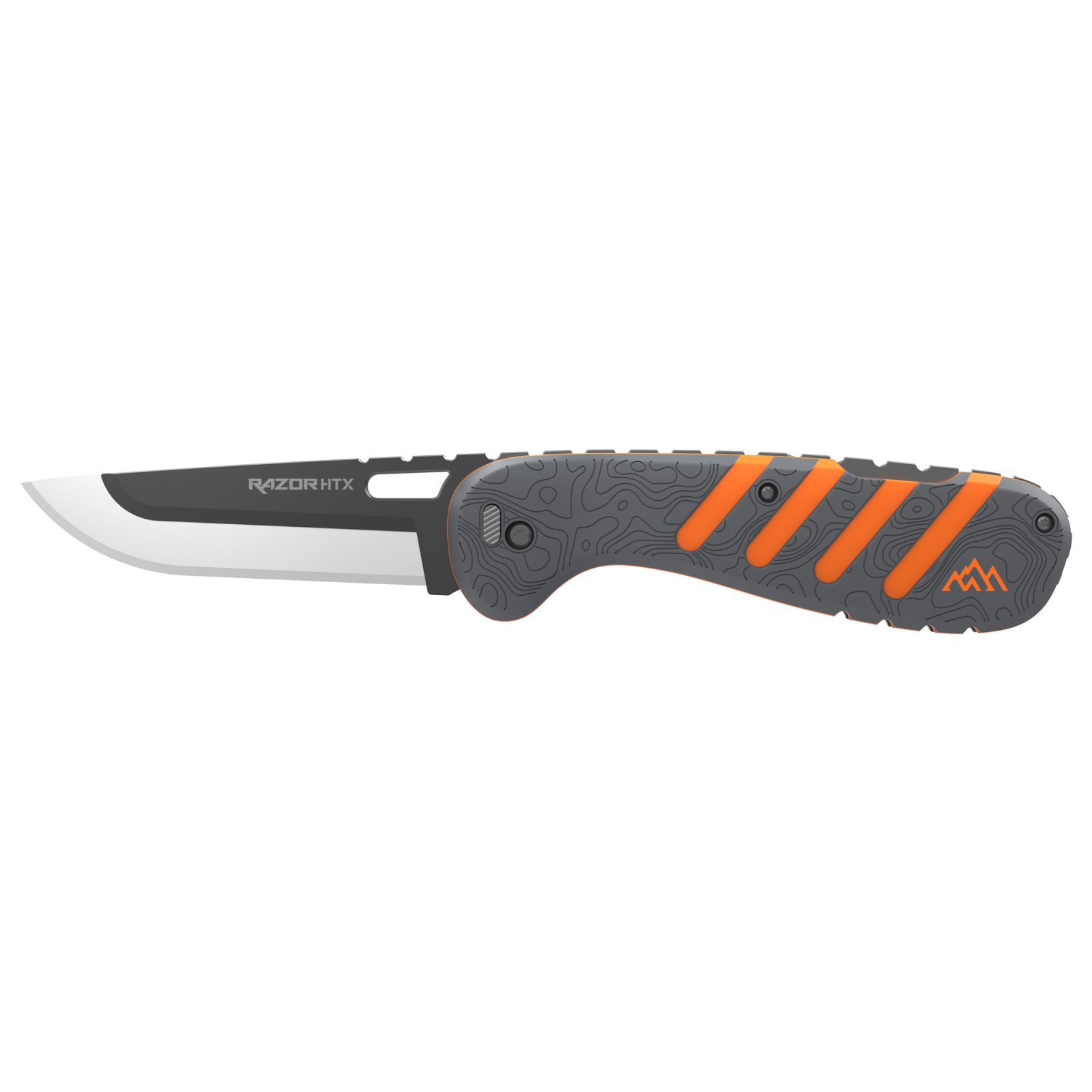 Outdoor Edge HTX30Y-6C Razor HTX 3.0" Folding Knife Gray/Orange - Outdoor Edge