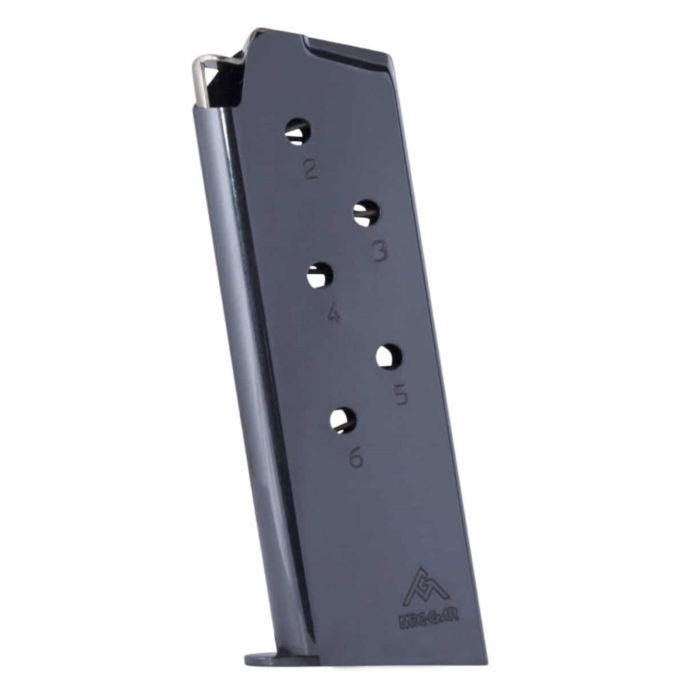 Mec-Gar MGCO4506B 1911 Officer 6rd .45 ACP Blued Magazine