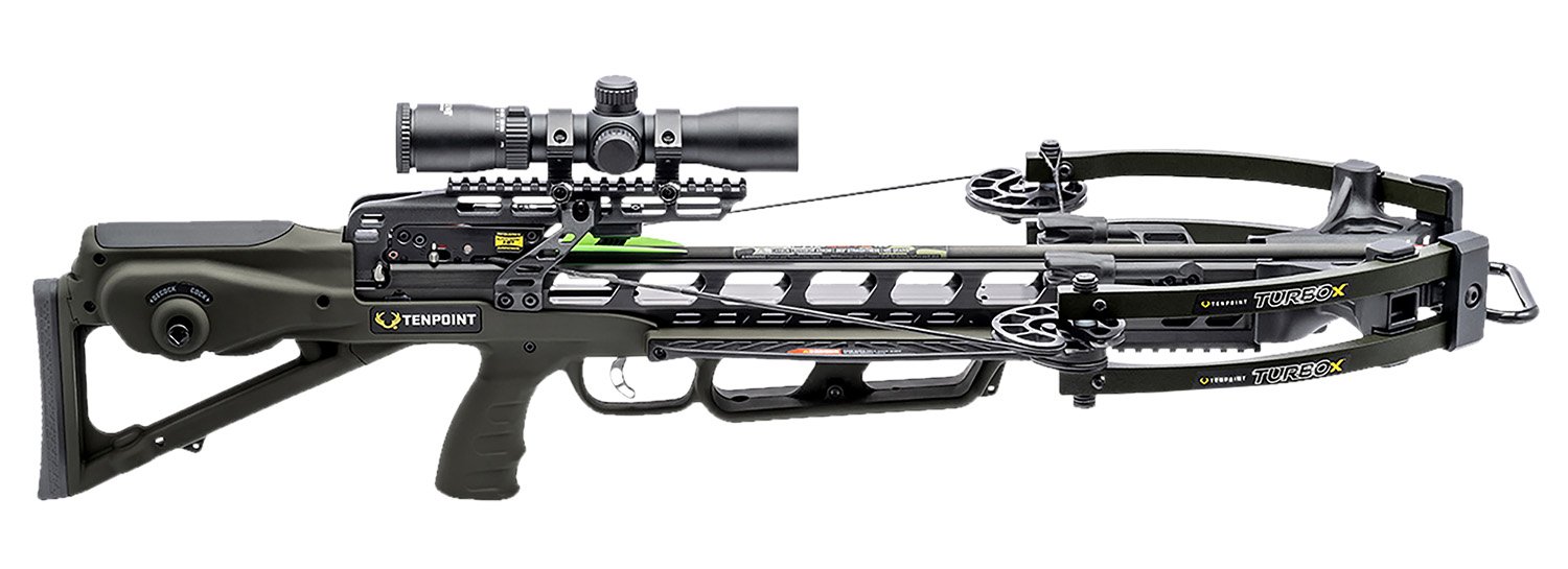 Tenpoint CB250201549 Turbox Moss Green Draw Weight 230 33.25" Long - TenPoint - TURBOX