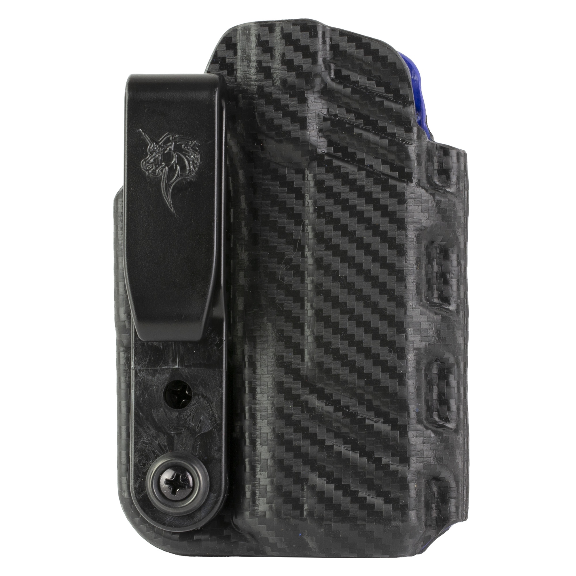 DeSantis 219KJ3TZ0 Slim-Tuk IWB Holster, Glock 43X MOS, Carbon Fiber/Blue
