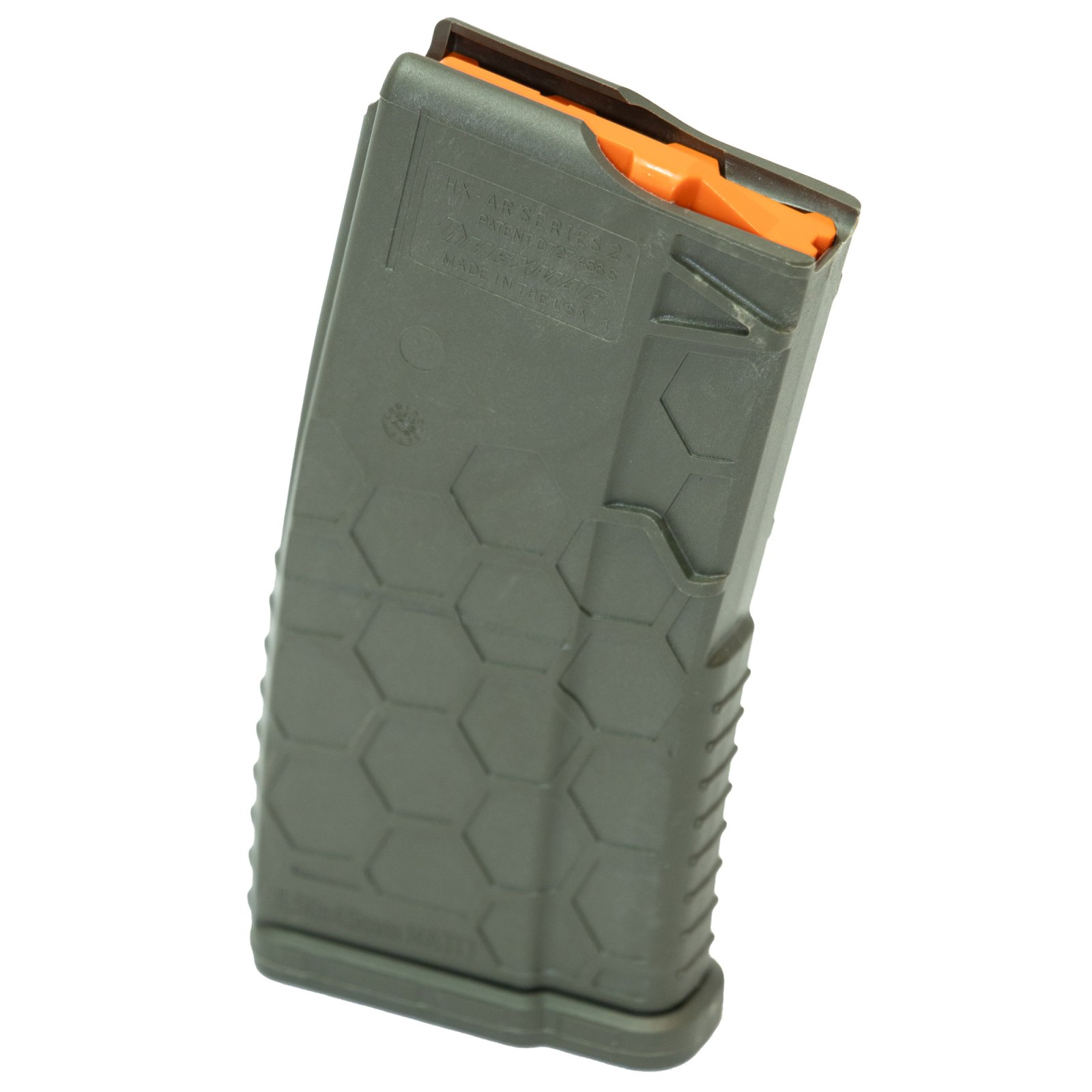 Hexmag Magazine Shorty 223 Remington/556NATO 20 Rounds Fits AR-15 Olive - Hexmag - 223 REMINGTON
