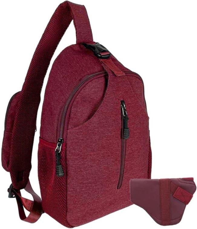 JESSIE SMC52092RD Minimalist Concealed Backpack Red