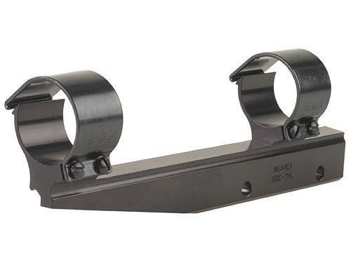 Weaver Detachable Side Mount 1" Tube Long High Bracket and Rings Black 49340 - Weaver