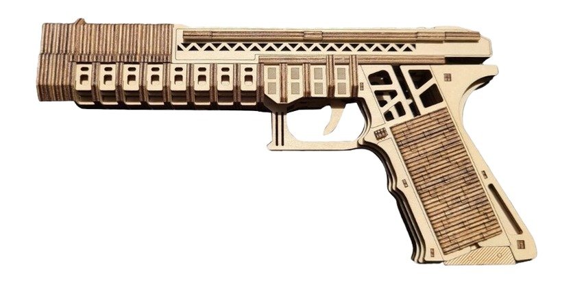 Buy CAMP GLOCK 3D Wood Puzzle PZ-7 Full-Size Laser-Cut Display online