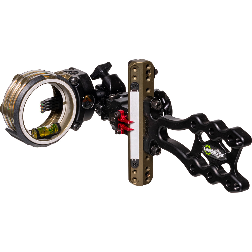 Axcel ALND-N410-4TB Landslyde Bowhunting Sight AccuStat II 4 Pin .010 - Axcel
