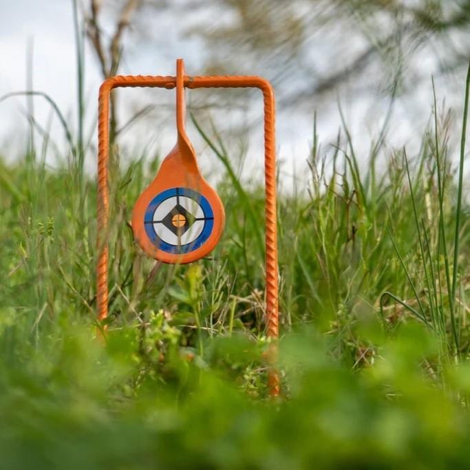 Buy Do-All Outdoors 22RB: Solid Steel Rebar, Orange Powder Coated, .22 Caliber Reactive Spinner Target online