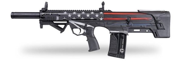 PW Arms BP12BSBBUSFC Panzer Bullpup 12GA 3" Black/Bronze US Flag - Primary Weapons Systems