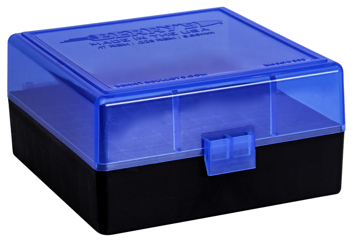 Berry's Ammo Box #005 - .223 Rem./5.56mm 100/rd Blue/Black - Berry's Mfg - AMMO BOX