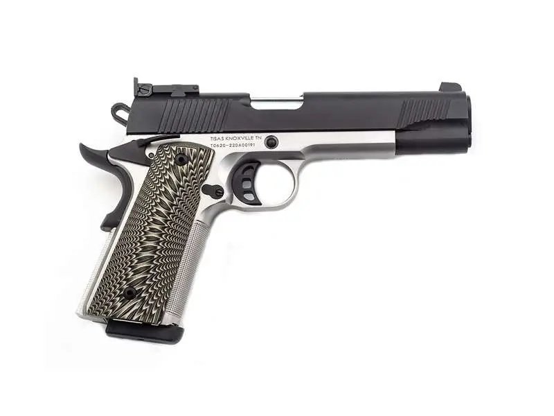 SDS 10100803 1911 Duty D10 FO 10MM 5" Stainless Steel Cerakote Black Slide - SDS Imports - 10mm