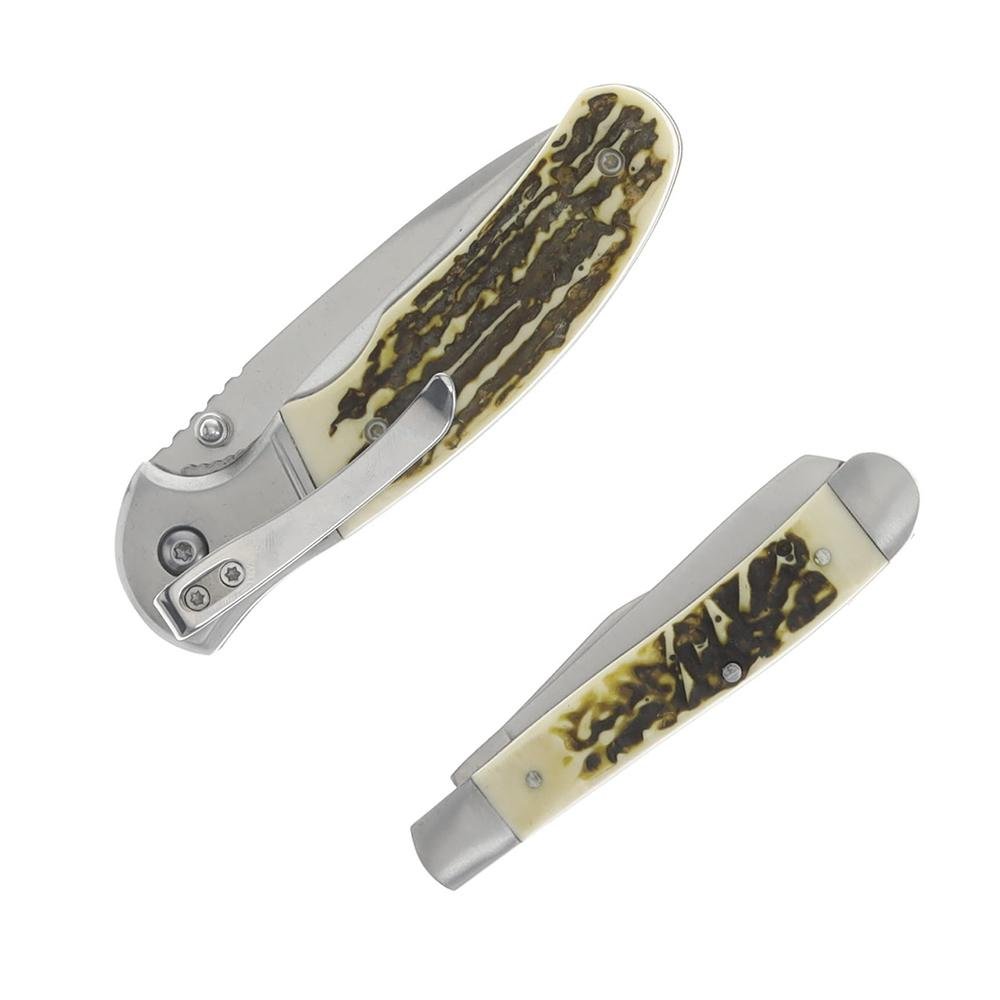 Bear Archery Bear & Son Edge Folding Knife 3" Satin Finish Stainless Blade