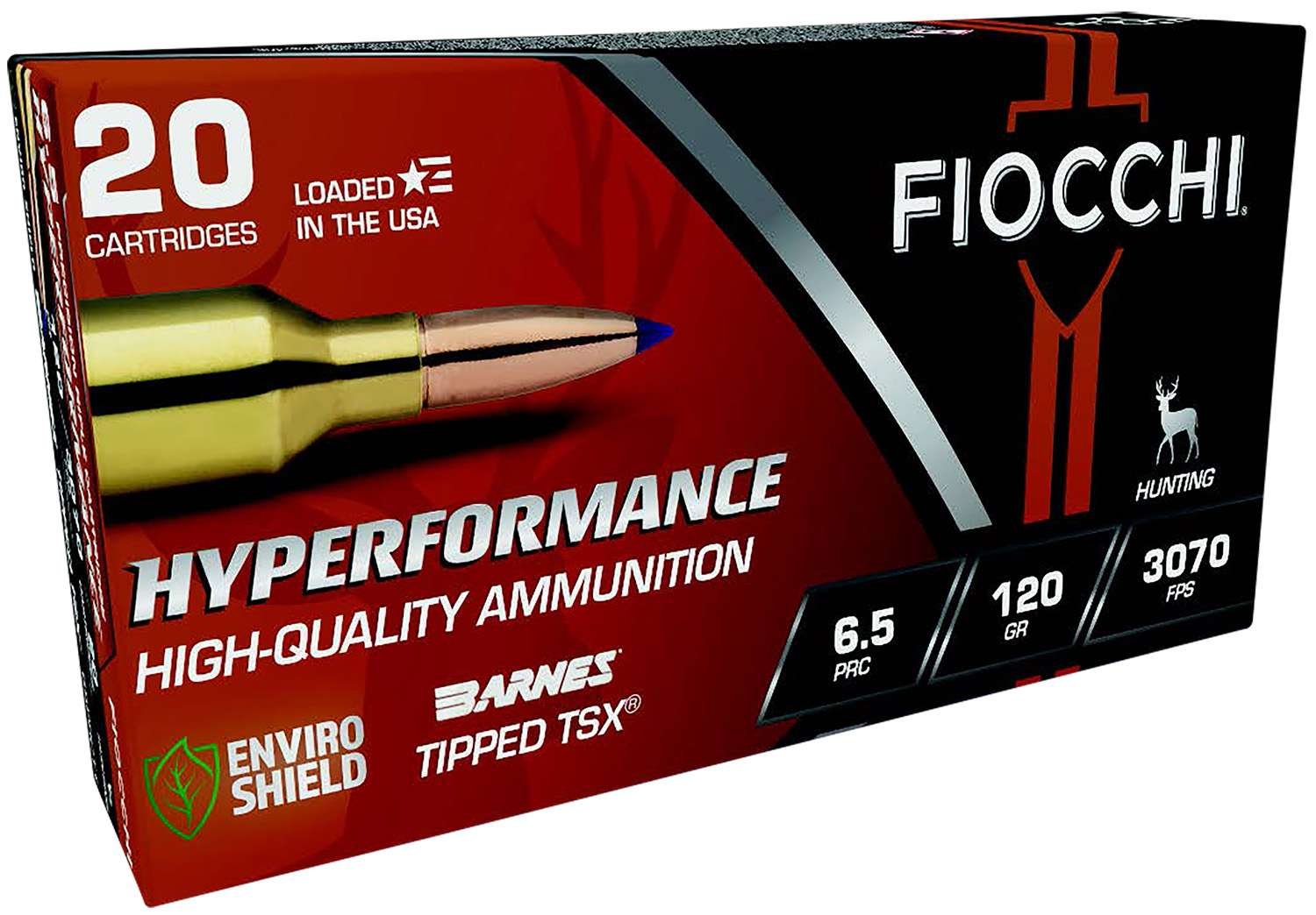Fiocchi 65PRCTT Hyperformance 6.5PRC 120gr Barnes Tipped TSX 20/Box - Fiocchi - BARNES TIPPED TSX