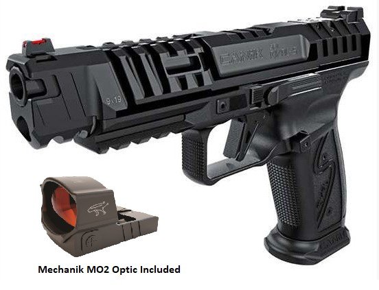 Canik Rival-S Darkside 9MM 5" Barrel Steel Frame Pistol