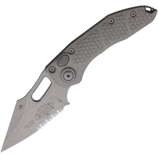 Microtech 169-11APNC Stitch 3.75 In SE/PS/APOC Natural ALU Handle