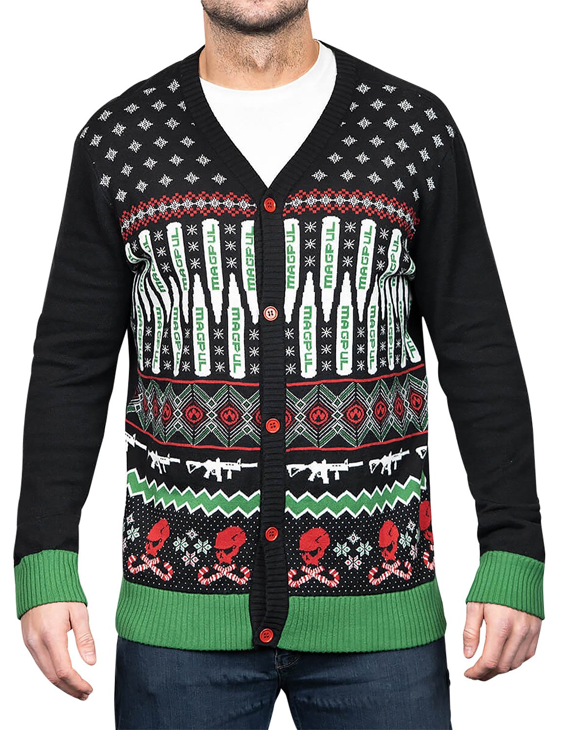 Magpul MAG1198-969-S Krampus Christmas Sweater Multi-Color Small