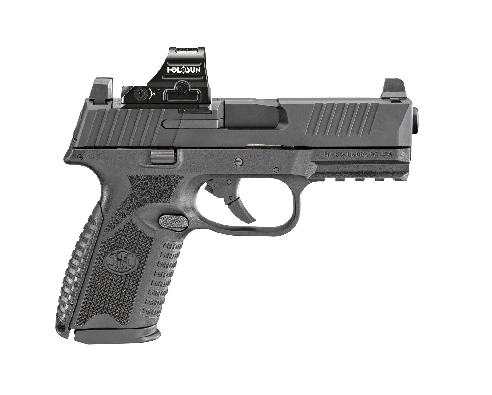 FN 66-101930 509 MRD 9mm 4" Black Holosun 407C 2/15rd Semi-Auto Pistol - FN America - 9mm