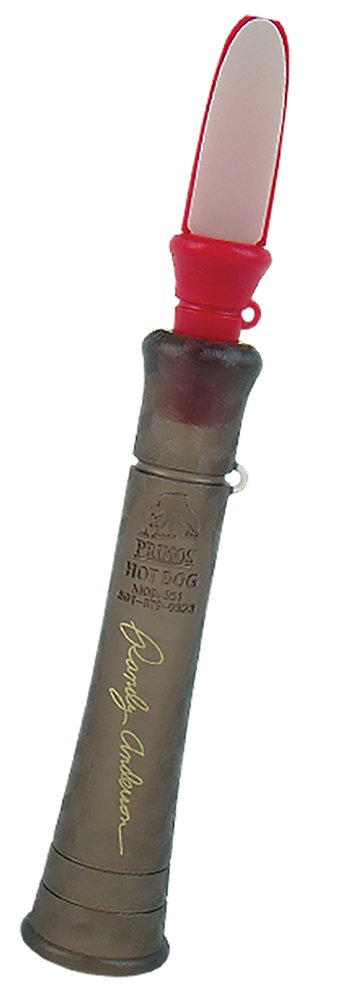 Primos PS351 Hot Dog Predator Call Loud Howler Brown Detachable Mouthpiece - Primos - COYOTES