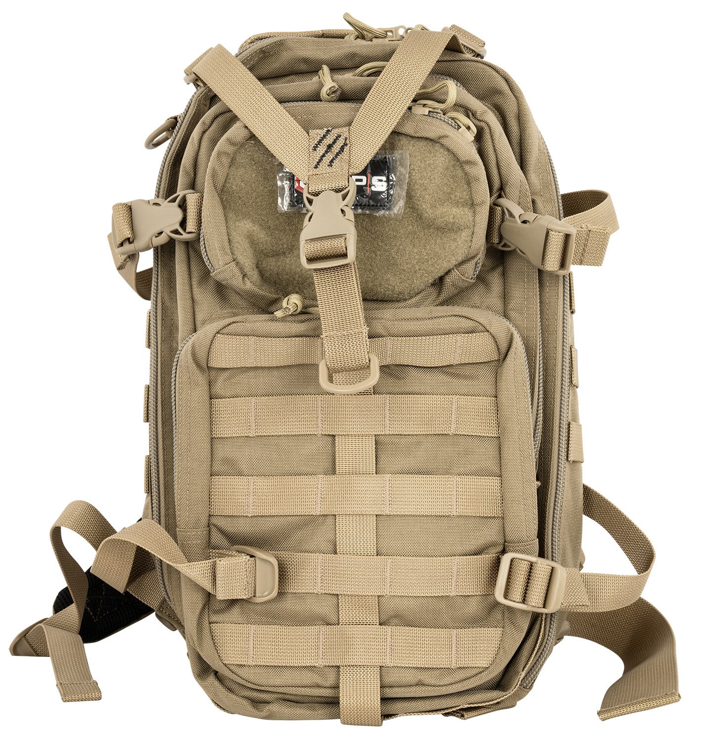 GPS Bags T1611BOB Tactical Bugout Bag Backpack Tan 600D Polyester 2 Hand...