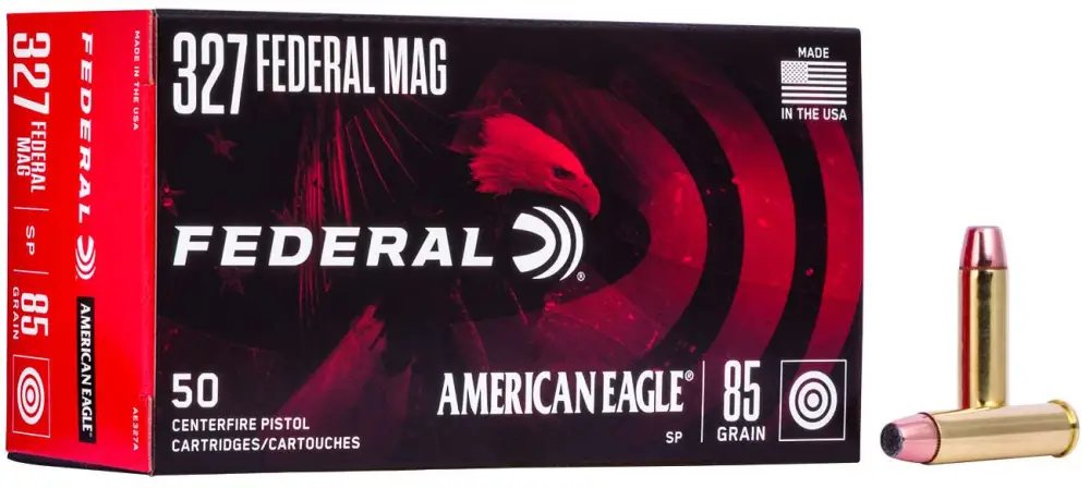 Federal AE327A American Eagle 327 Federal Magnum 85gr JSP 50 Rounds - Federal Premium Ammunition - JACKETED SOFT POINT