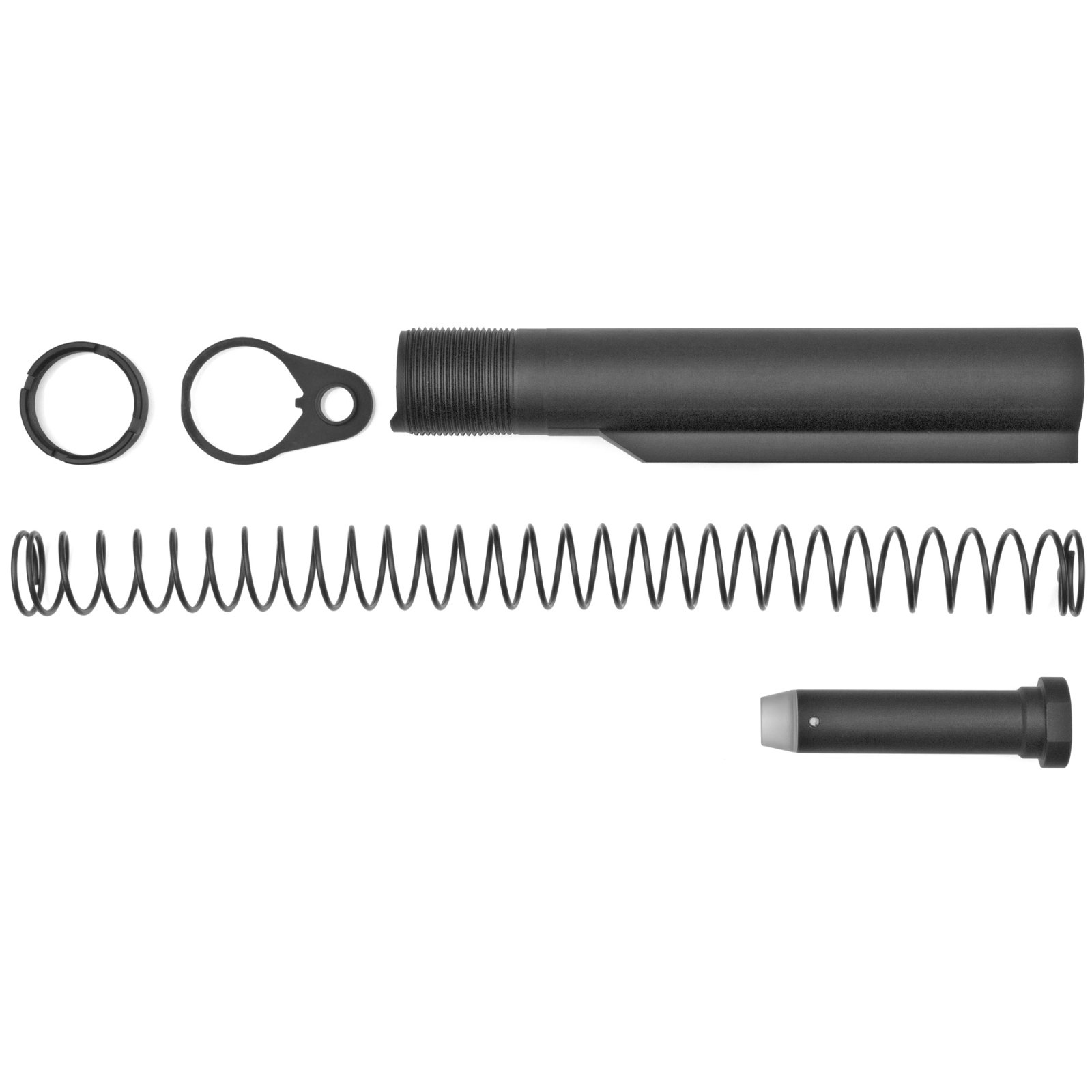 San Tan Tactical STT-Buffer Tube Kit, Mil-Spec, 7075-T6 Aluminum, Black