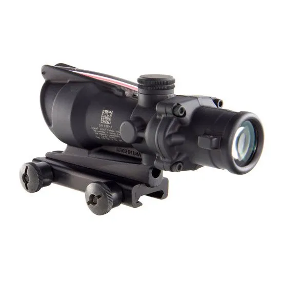 Trijicon ACOG 100220 4x32mm Illuminated Red Black Hardcoat Anodized - Trijicon - 32MM