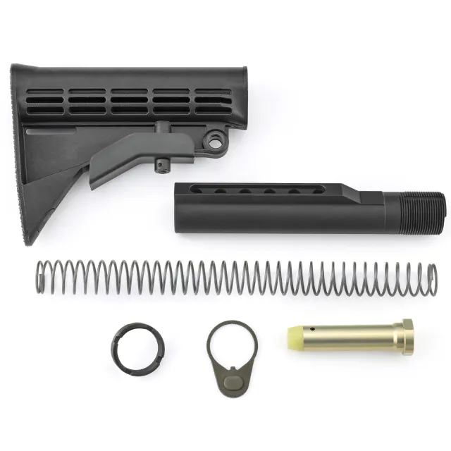 Buy WHITE LABEL ARMORY Ruger Buffer Tube Kit AR-15 M4 Stock Black online