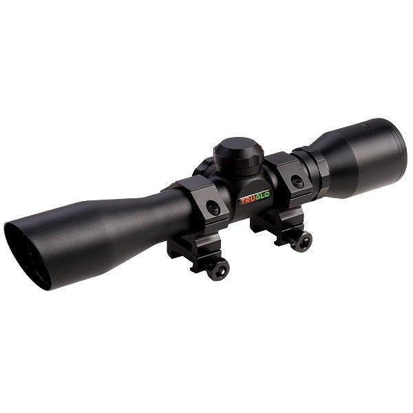 TruGlo Compact 4x32mm Duplex Reticle Black Riflescope (TG8504BR)