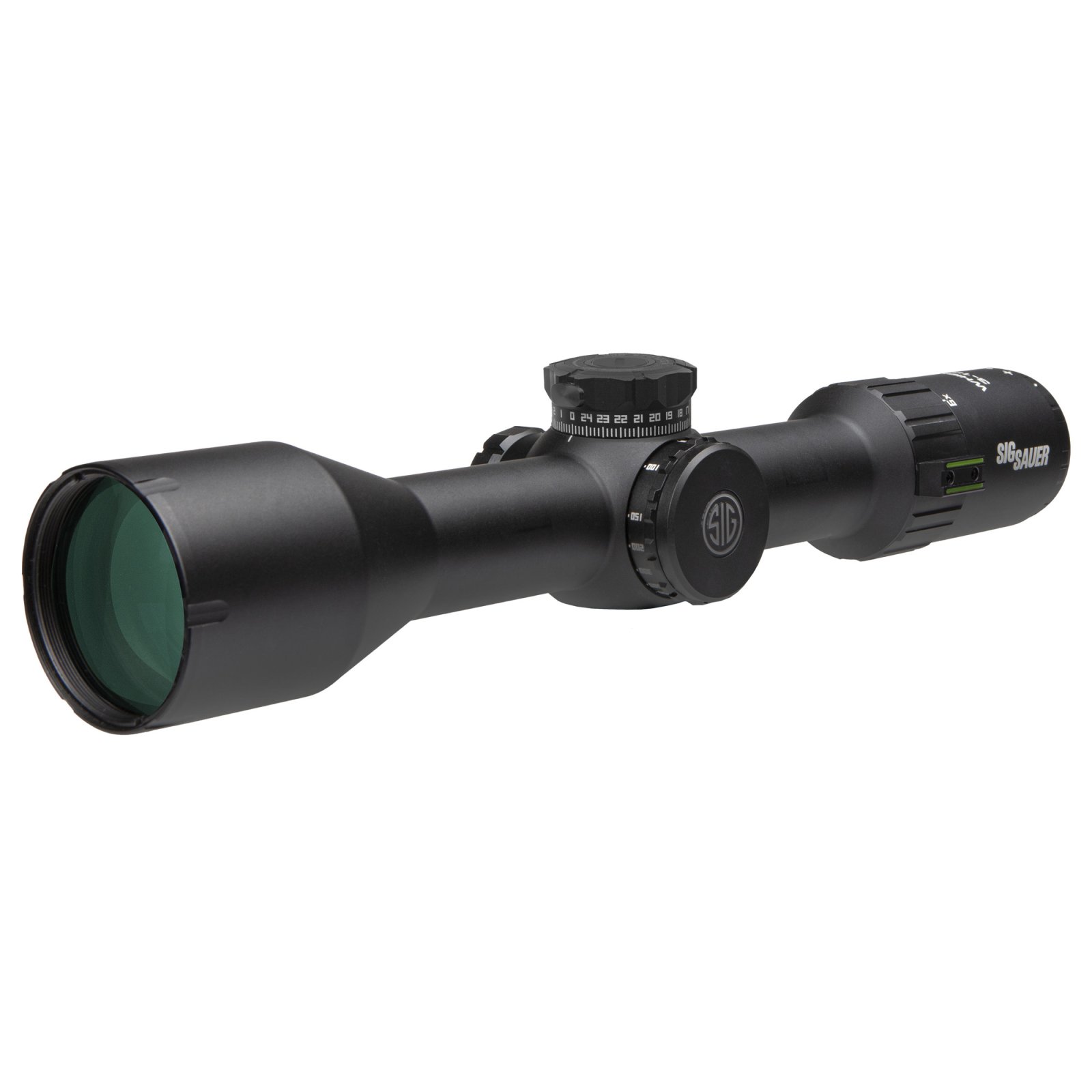SIG SAUER WHISKEY6 3-18x44mm 30mm Quadplex SFP Riflescope (SOW63114)