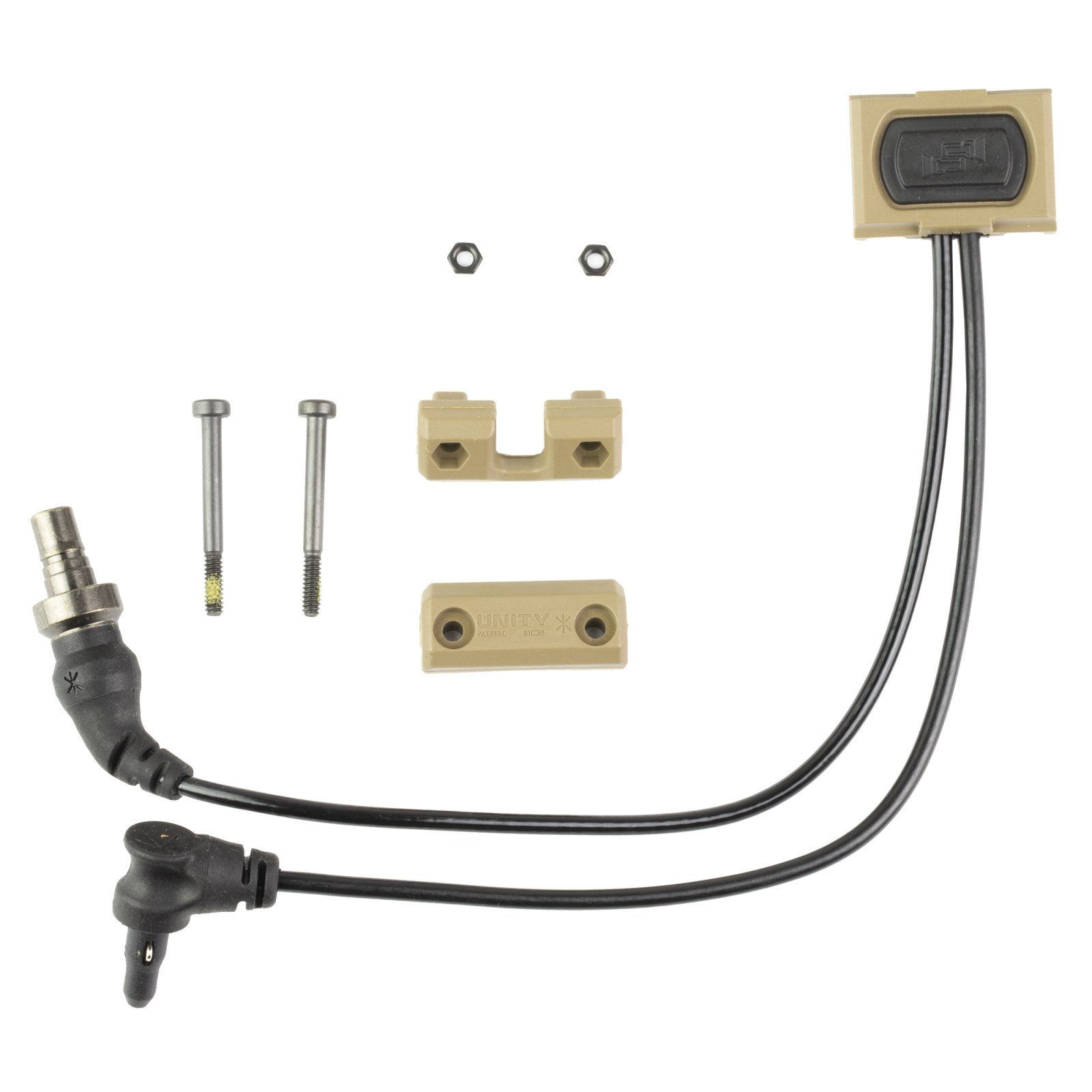 Unity Tactical ModButton Lite SYNC 7In Dual Lead Switch FDE