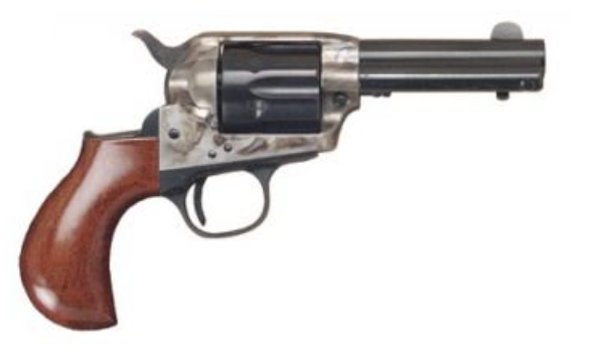 Cimarron Lightning 38SPL Revolver 6 Rd 3.50" Blued Birdhead Walnut Grip
