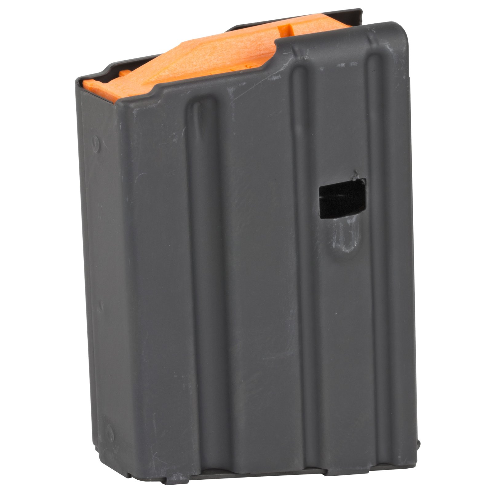ASC 10-223-SS-BM-O-ASC AR-15 Magazine, .223 Rem, 10Rd, Stainless, Black