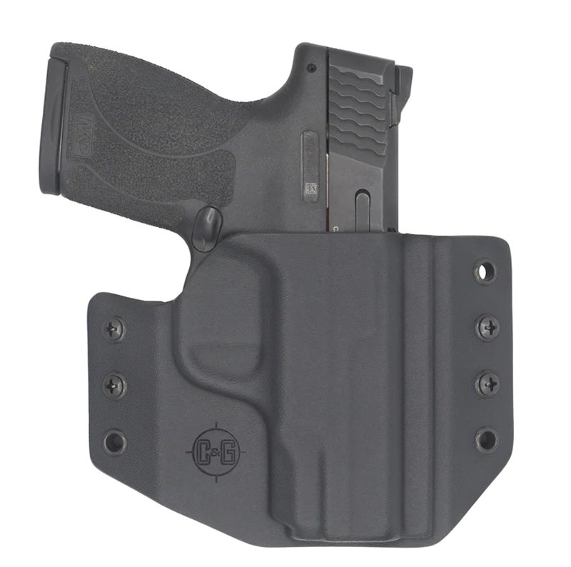 C&G 070-100 OWB Covert Holster Black S&W Shield 45 Right Handed