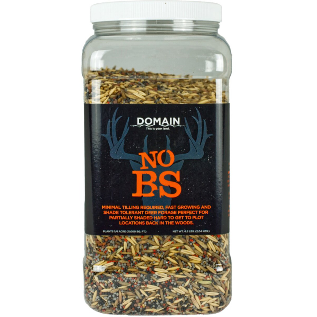 Domain NBSFP45 No BS Seed Mix 4.5 lbs, 1/4 Acre, Oats, Clover, Radish
